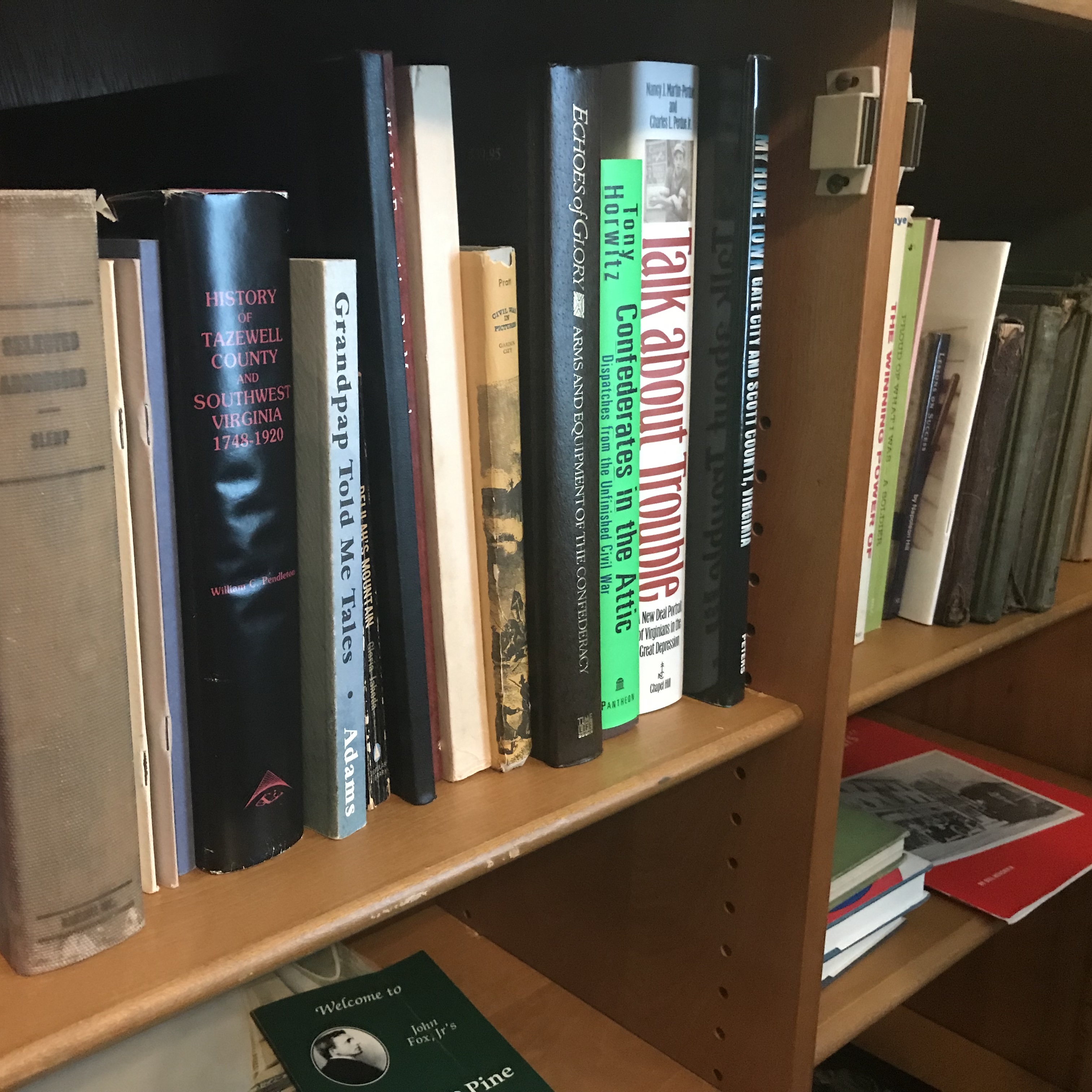 Local history books written by various authors on various topics